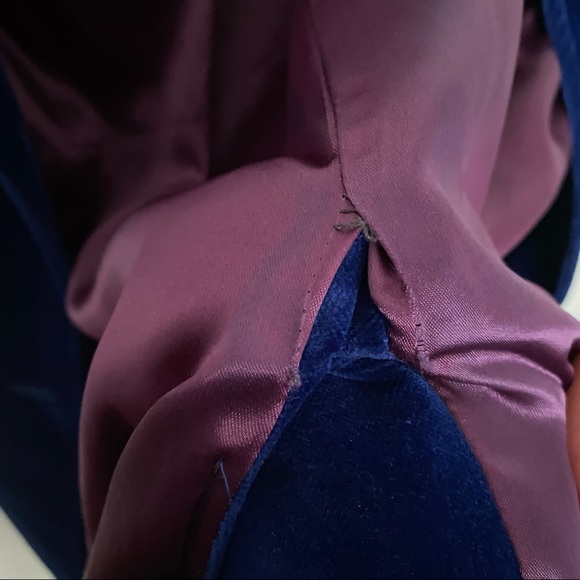 Carol Cohen Drizzle Vintage velour trench coat - Picture 7 of 12